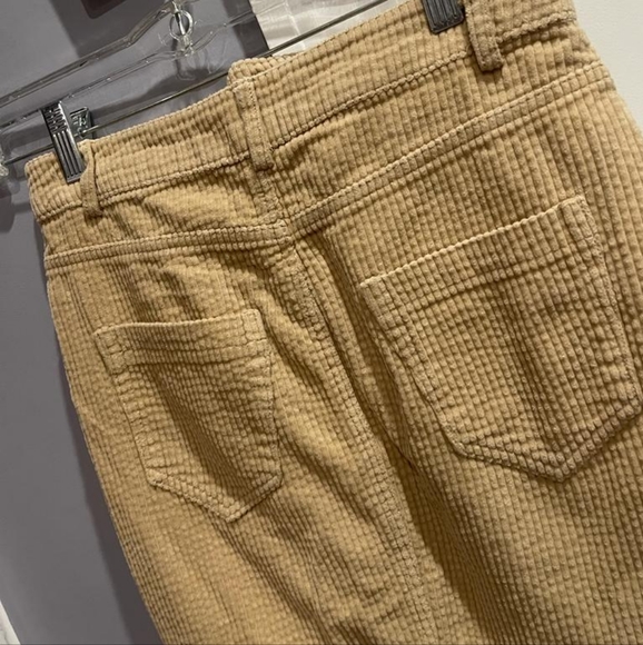 Zara denim corduroy midi skirt - Picture 9 of 10